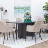 furion glass top dining table + 6 rum chairs