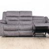 nebraska 5 seater fabric recliner