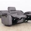 nebraska 5 seater fabric recliner