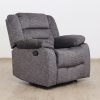 nebraska 5 seater fabric recliner