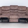 dakota 6 seater fabric recliner sofa (3+2+1)