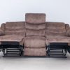 dakota 6 seater fabric recliner sofa (3+2+1)