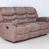 dakota 6 seater fabric recliner sofa (3+2+1)