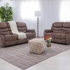 dakota 6 seater fabric recliner sofa (3+2+1)