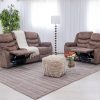 dakota 6 seater fabric recliner sofa (3+2+1)