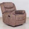 dakota 6 seater fabric recliner sofa (3+2+1)