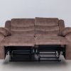 dakota 6 seater fabric recliner sofa (3+2+1)