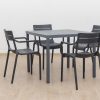 langston outdoor dining table + 4 ace chairs