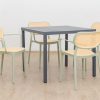 langston outdoor dining table + 4 crossby chairs (copy)