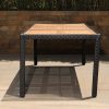 caila outdoor dining table + 8 chairs