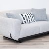 georjio 7 seater fabric sofa (3+2+1+1) + 2 ottomans