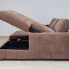 zambee fabric corner sofa