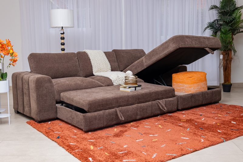 zambee fabric corner sofa