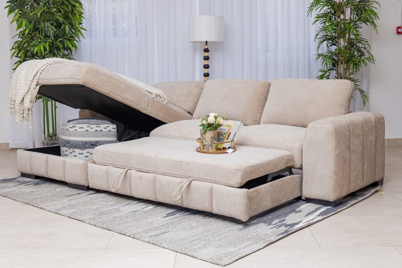 zambee fabric corner sofa