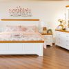 burlington king bed + 2 nightstands