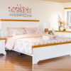 burlington king bed + 2 nightstands