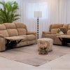 flora 7 seater fabric recliner sofa (3+2+1+1)