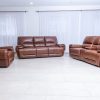 novara 7 seater leather recliner (3+2+1+1)