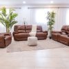 novara 7 seater leather recliner (3+2+1+1)