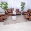 novara 7 seater leather recliner (3+2+1+1)