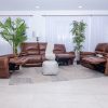 novara 7 seater leather recliner (3+2+1+1)