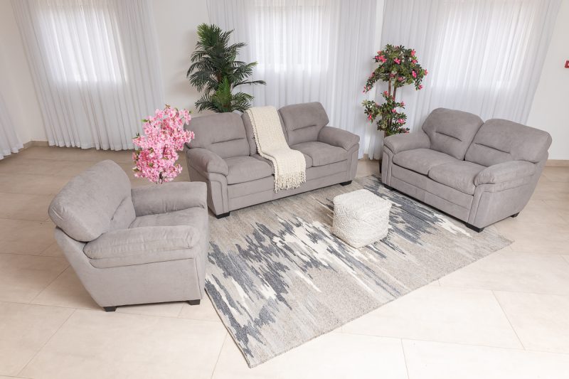 austen 6 seater fabric sofa (3+2+1)