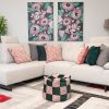 monique sectional fabric sofa