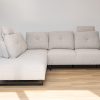 monique sectional fabric sofa