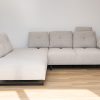 monique sectional fabric sofa