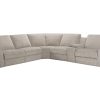 mina sectional fabric sofa