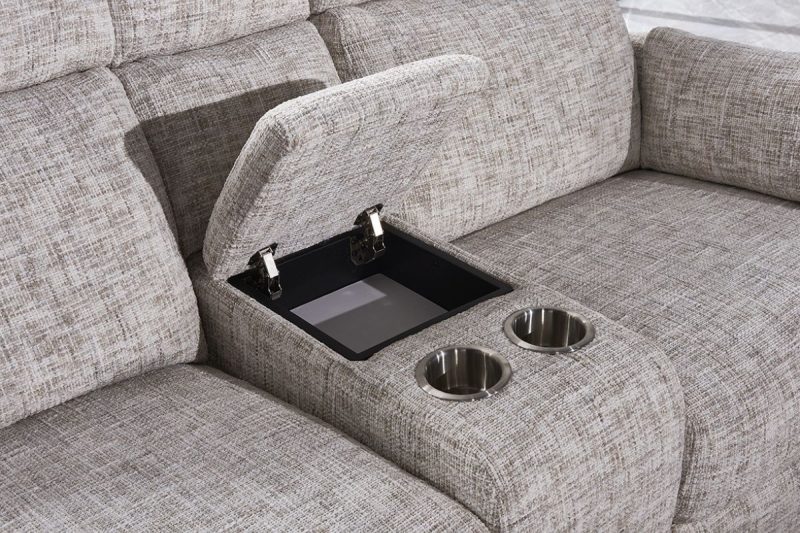 diana 7 seater electric fabric recliner sofa (3+2+1+1)