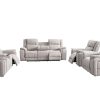 zabi 7 seater electric fabric recliner sofa (3+2+1+1)