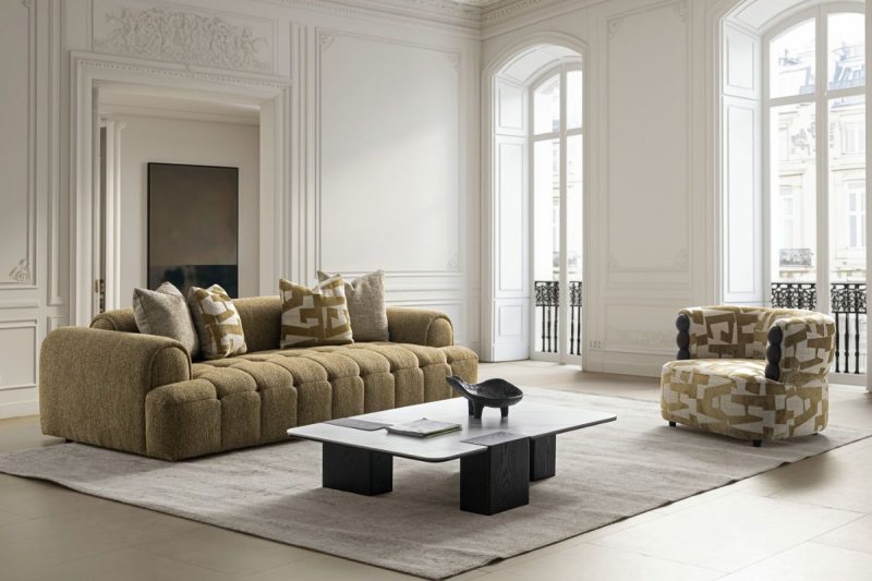 cortona 4 seater fabric sofa