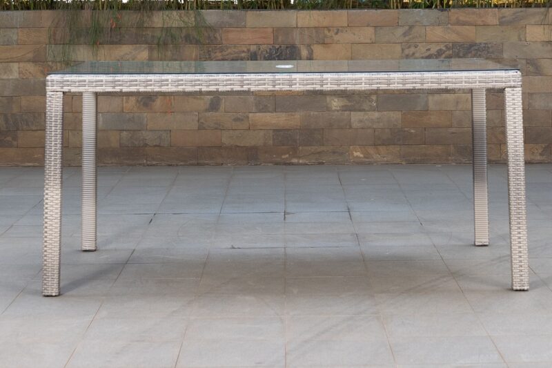 jamaica 6 seater outdoor dining table + 6 chairs