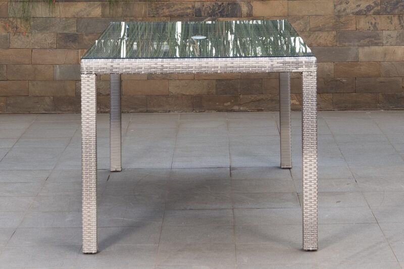 jamaica 6 seater outdoor dining table + 6 chairs
