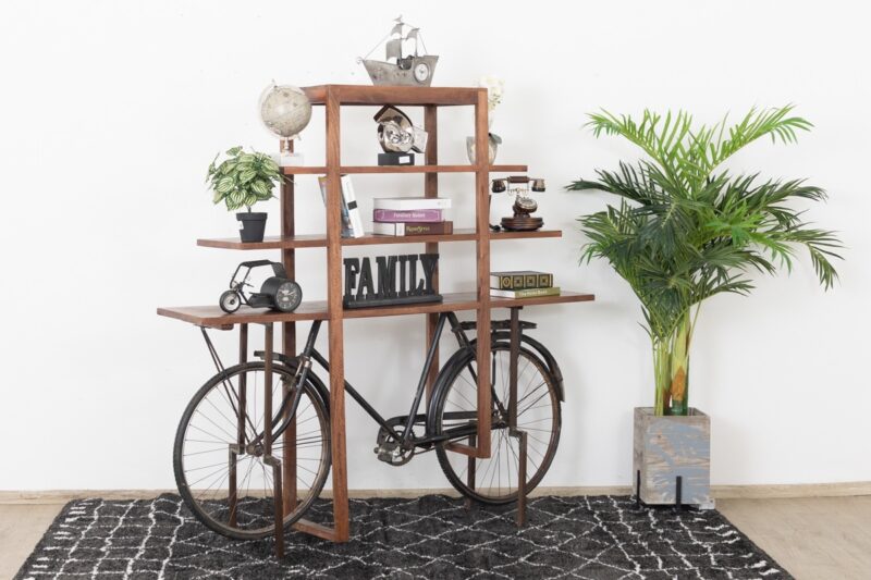 DSC_4553 Bicycle Wooden Book Shelf