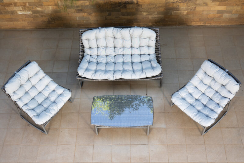 bali outdoor sofa (2+1+1+ table)