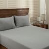 cotsmere grey marble single fitted sheet