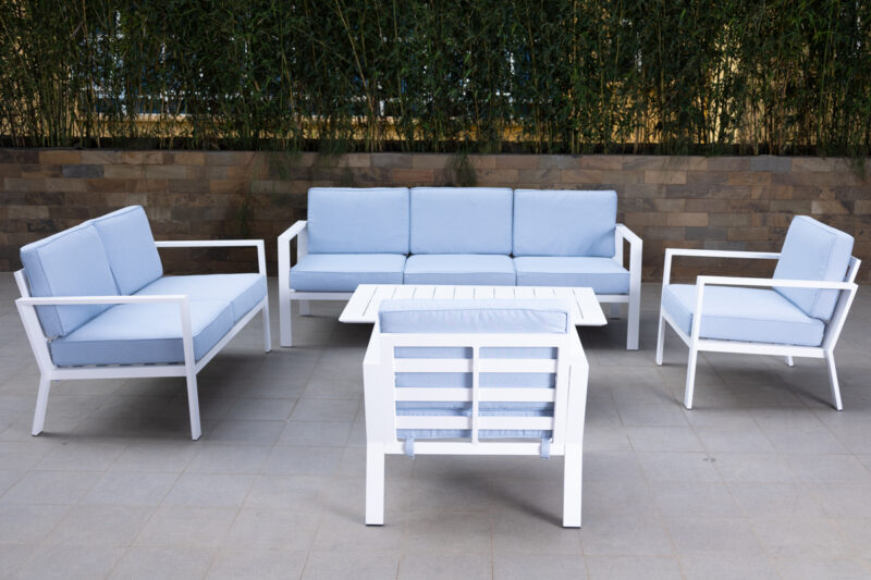 lowell 7 seater outdoor sofa (3+2+1+1+ coffee table)