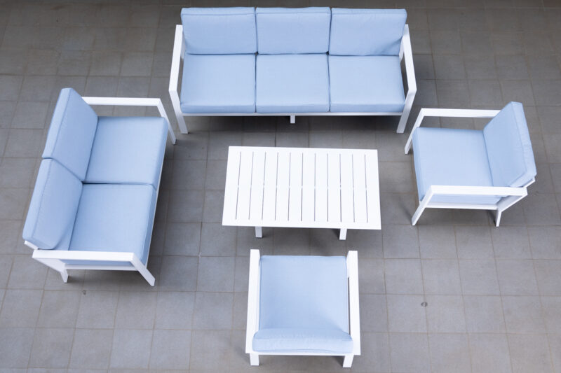lowell 7 seater outdoor sofa (3+2+1+1+ coffee table)