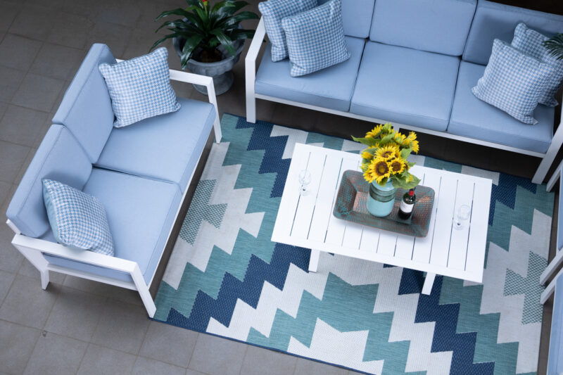 lowell 7 seater outdoor sofa (3+2+1+1+ coffee table)