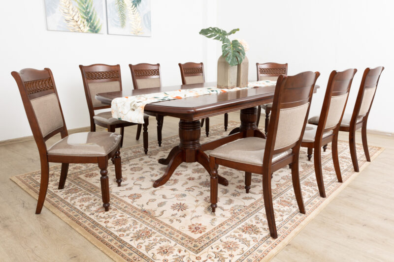 dining table chairs and buffet