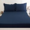 viola indigo queen fitted sheet