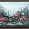 painting - scooter art with 3d decor yk-5-3255