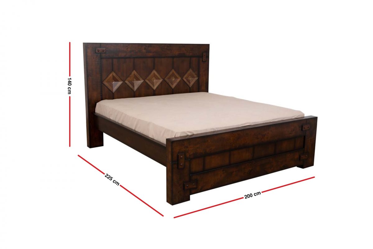 PALOMA KING PACKAGE - King Bed + 2 Nightstands + Dresser Mirror
