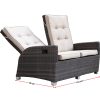 LAGUNA Outdoor Recliner Sofa (2+1+1+2 Ottomans)