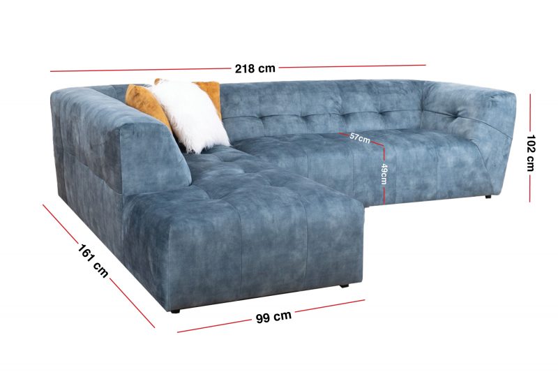 MODENA Fabric Corner Sofa