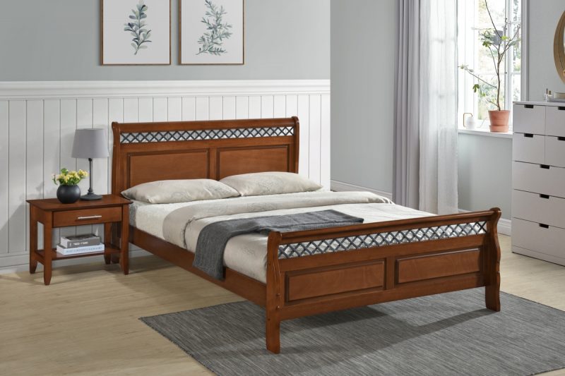 saturn queen bed + sleepezee queen size mattress