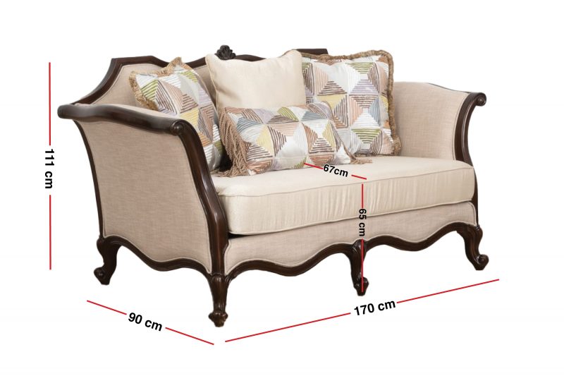 RAFFLES 7 Seater Fabric Sofa (3+2+1+1) 6 RAFFLES 7 Seater Fabric Sofa (3+2+1+1)