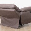 RONAN 6 Seater Fabric Recliner Sofa